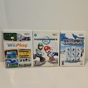 Nintendo Wii Games bundle of 3 Games complete